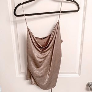 Zara Silver Camisole
